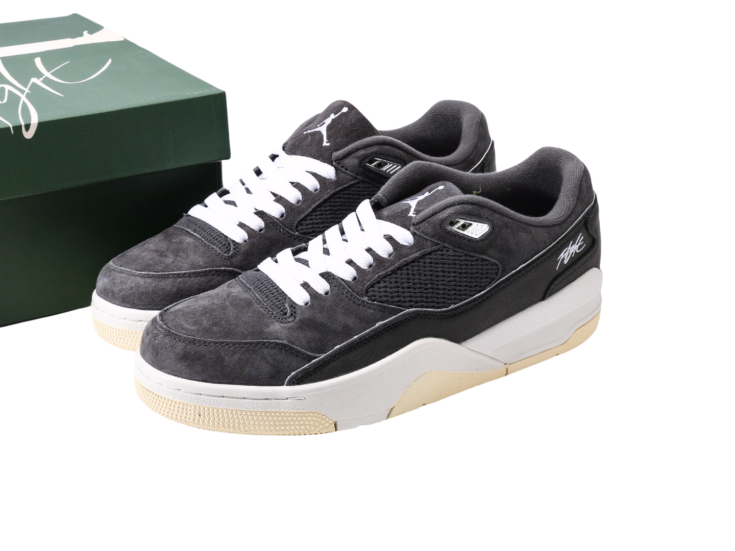 Decides War x Nike Jordan FLIGHT COURT ATE Gray HF3255-002