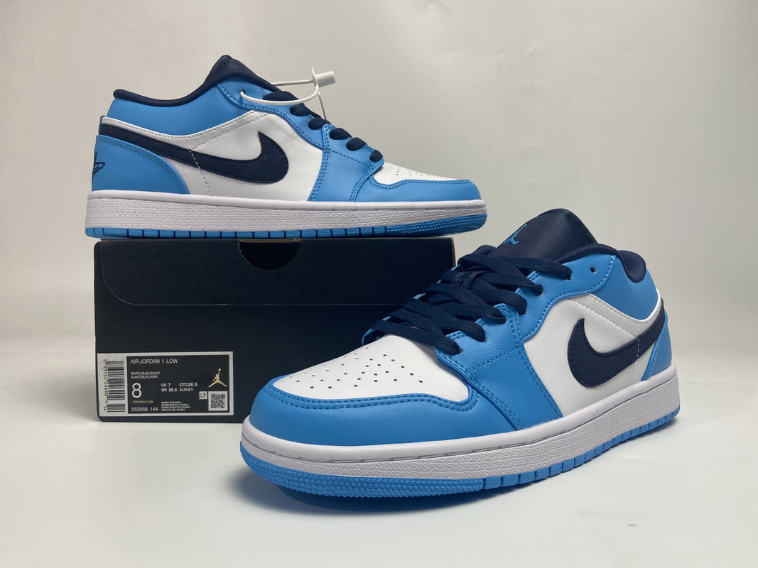 Air Jordan 1 Low UNC  553558-144