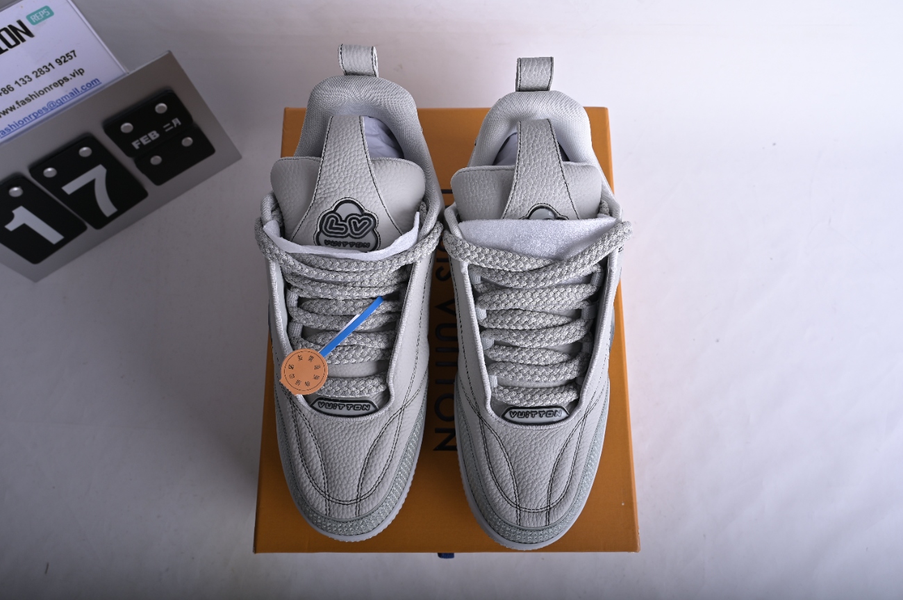 LO**S VU**TON LV Skate Sneaker Grey 1ABZ5X