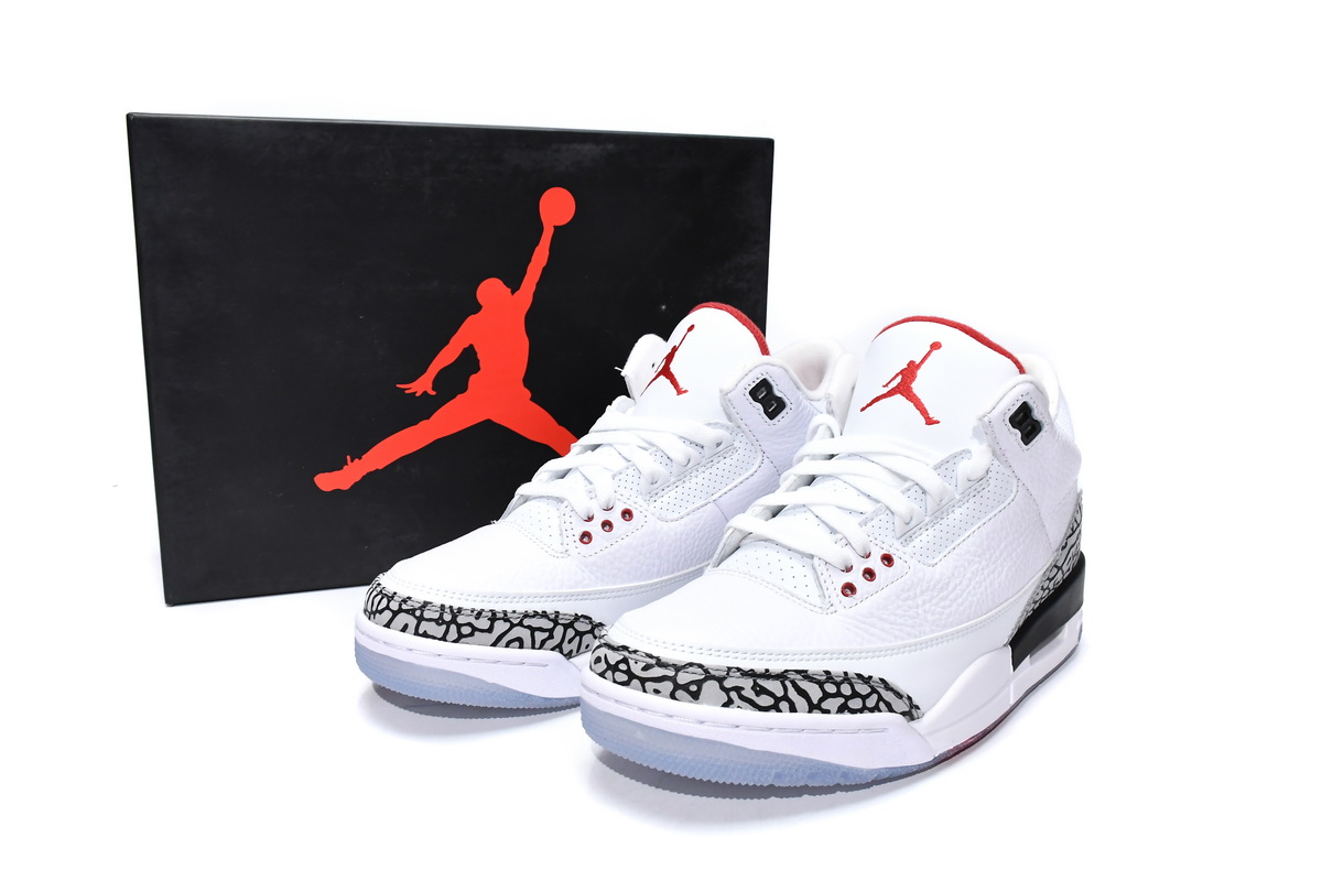 Air Jordan 3 Retro Free Throw Line White Cement  923096-101