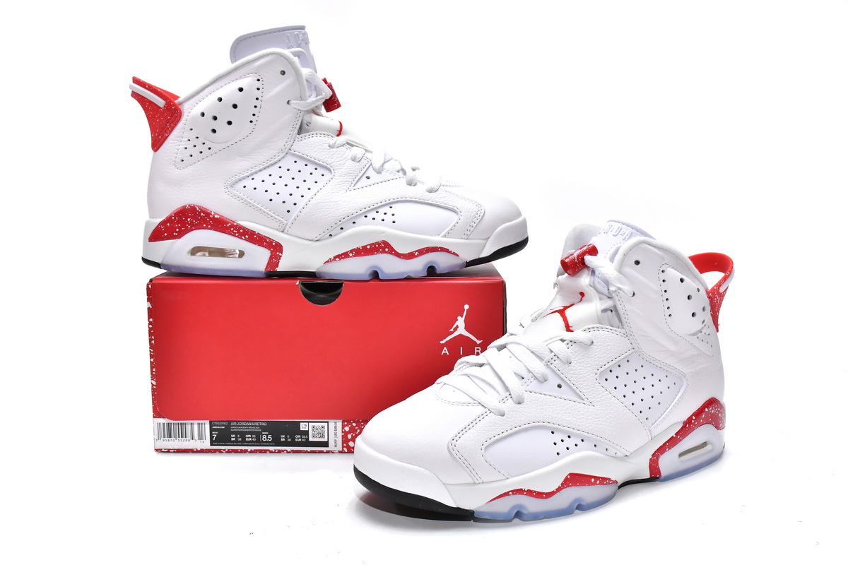 Air Jordan 6 Red Oreo  CT8529-162