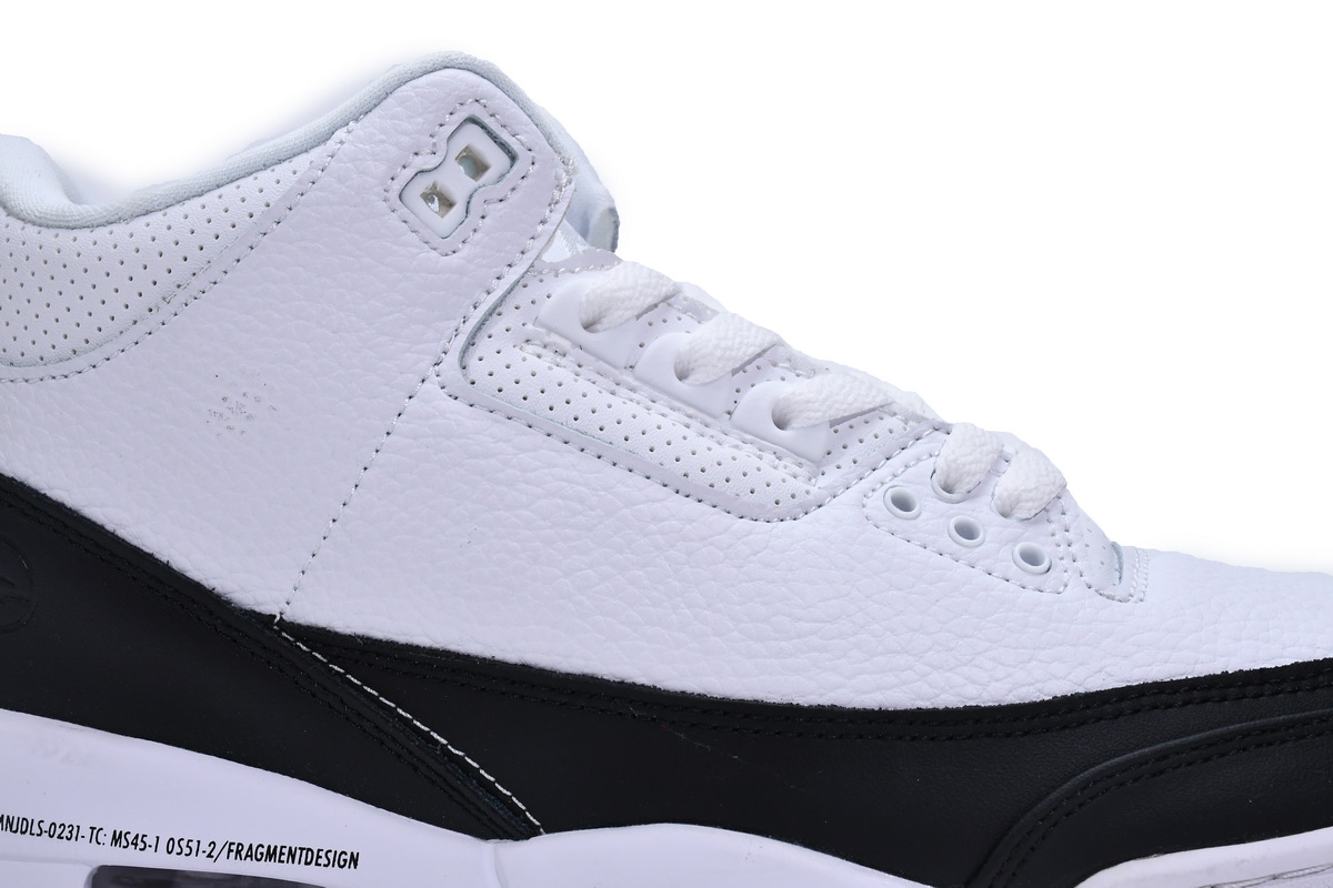 Fragment Design x Air Jordan 3 Black White   DA3595-100