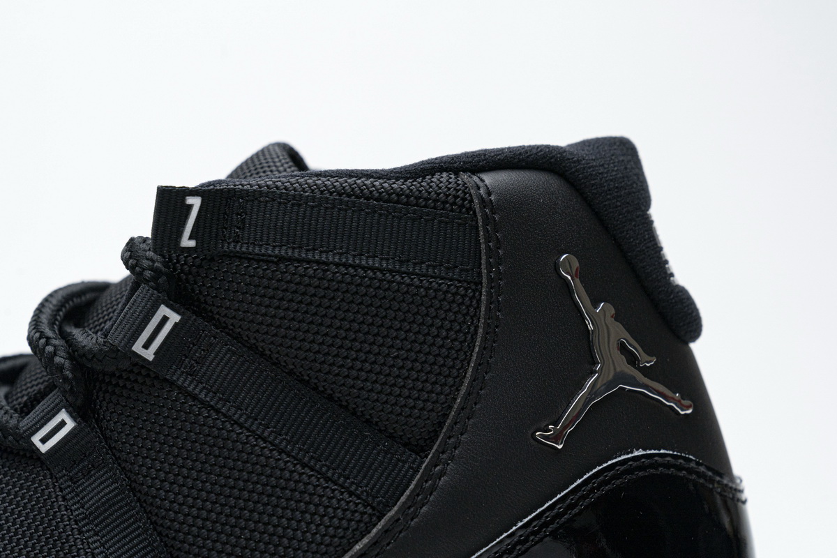 Air Jordan 11 25th Anniversary Black Silver Eyelets CT8012-011