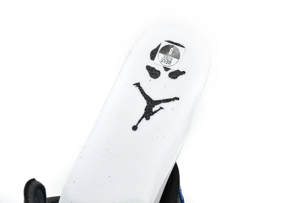 Off White x Air Jordan 2 Retro Low SP Black and Varsity Royal DJ4375-004