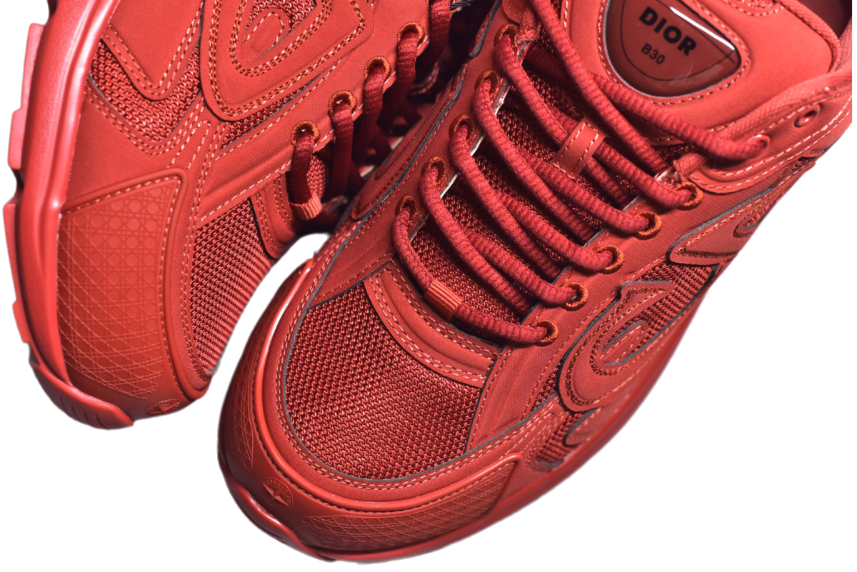 Dior x Stone Island B30 Sneaker Red 3SN279ZAN H440