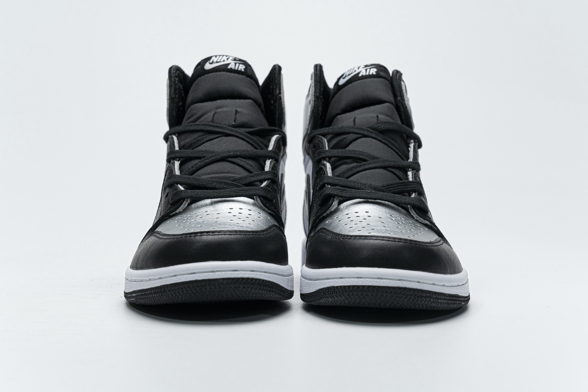 PK GOD   Air Jordan 1 High Silver Toe CD0461-001
