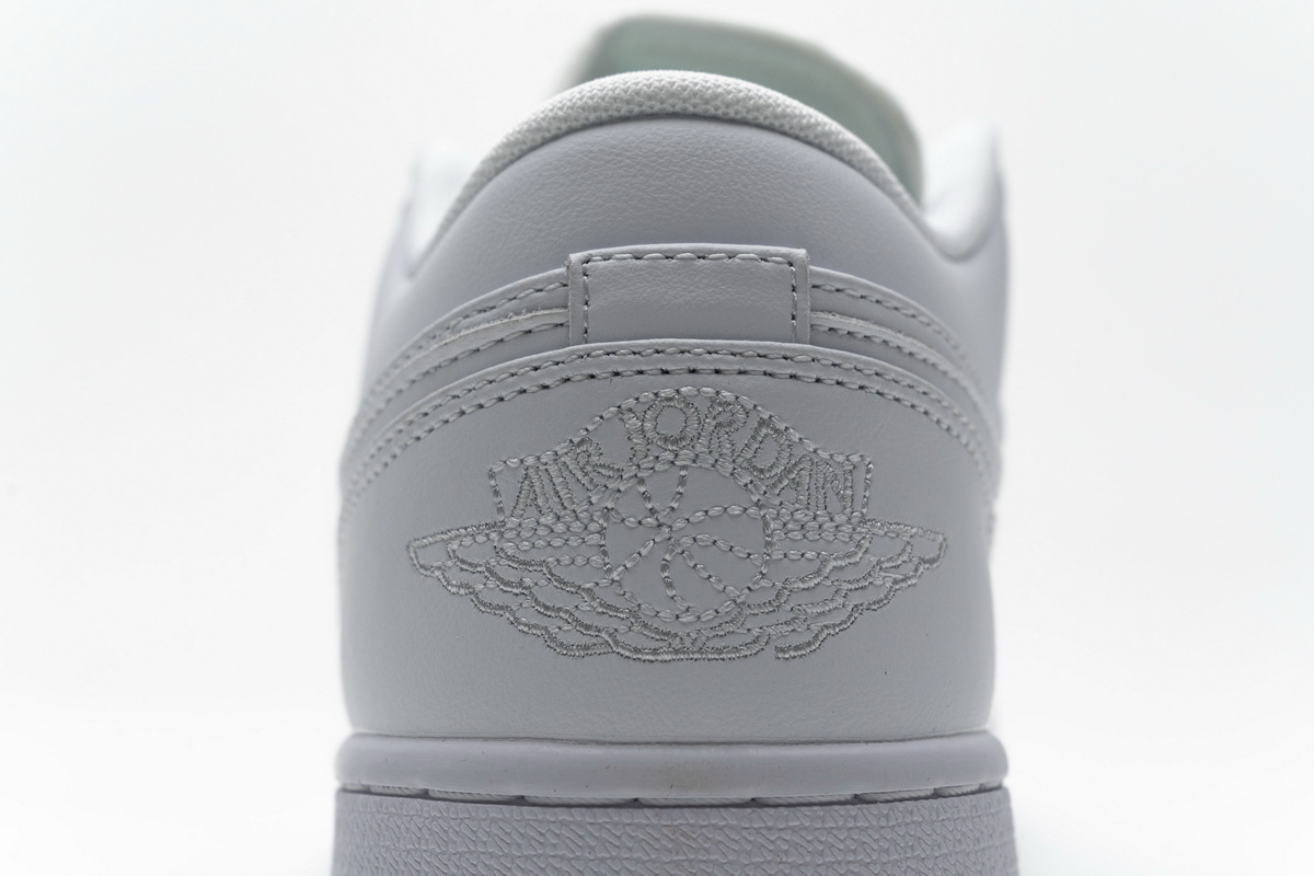 Air Jordan 1 Low White Pure Platnium 553558 111