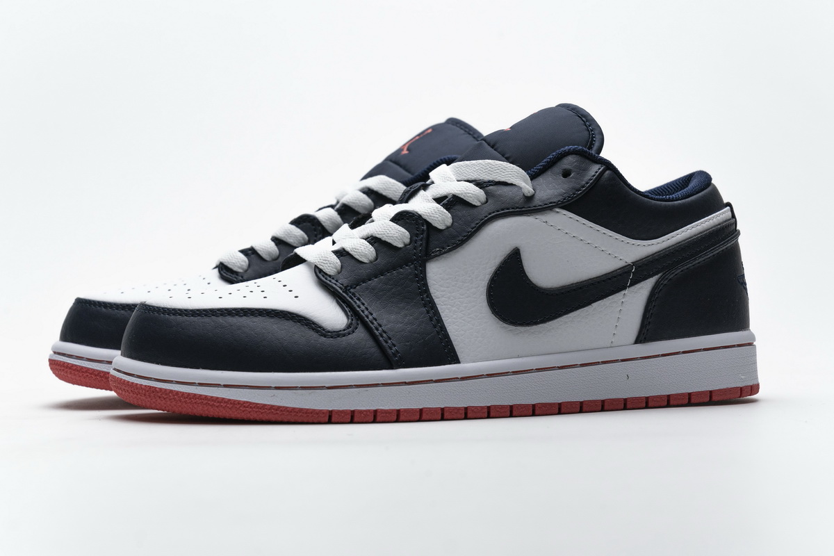 Air Jordan 1 Low Obsidian Ember Glow  553558-481