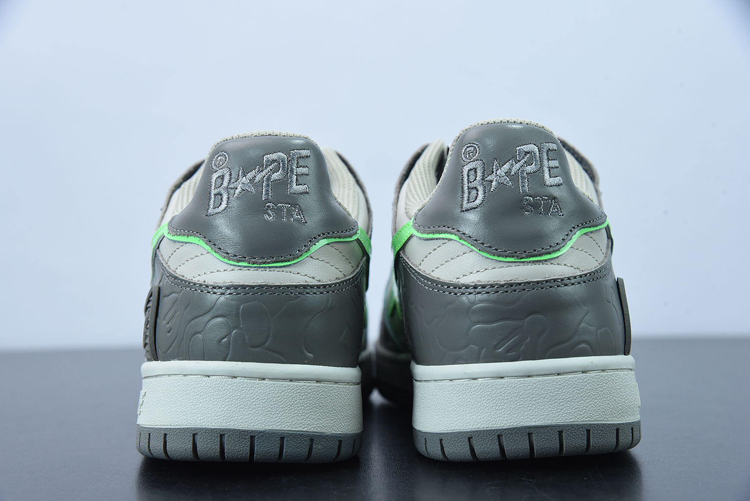 A Bathing Ape Bape SK8 Sta Grey Green 1G70191034
