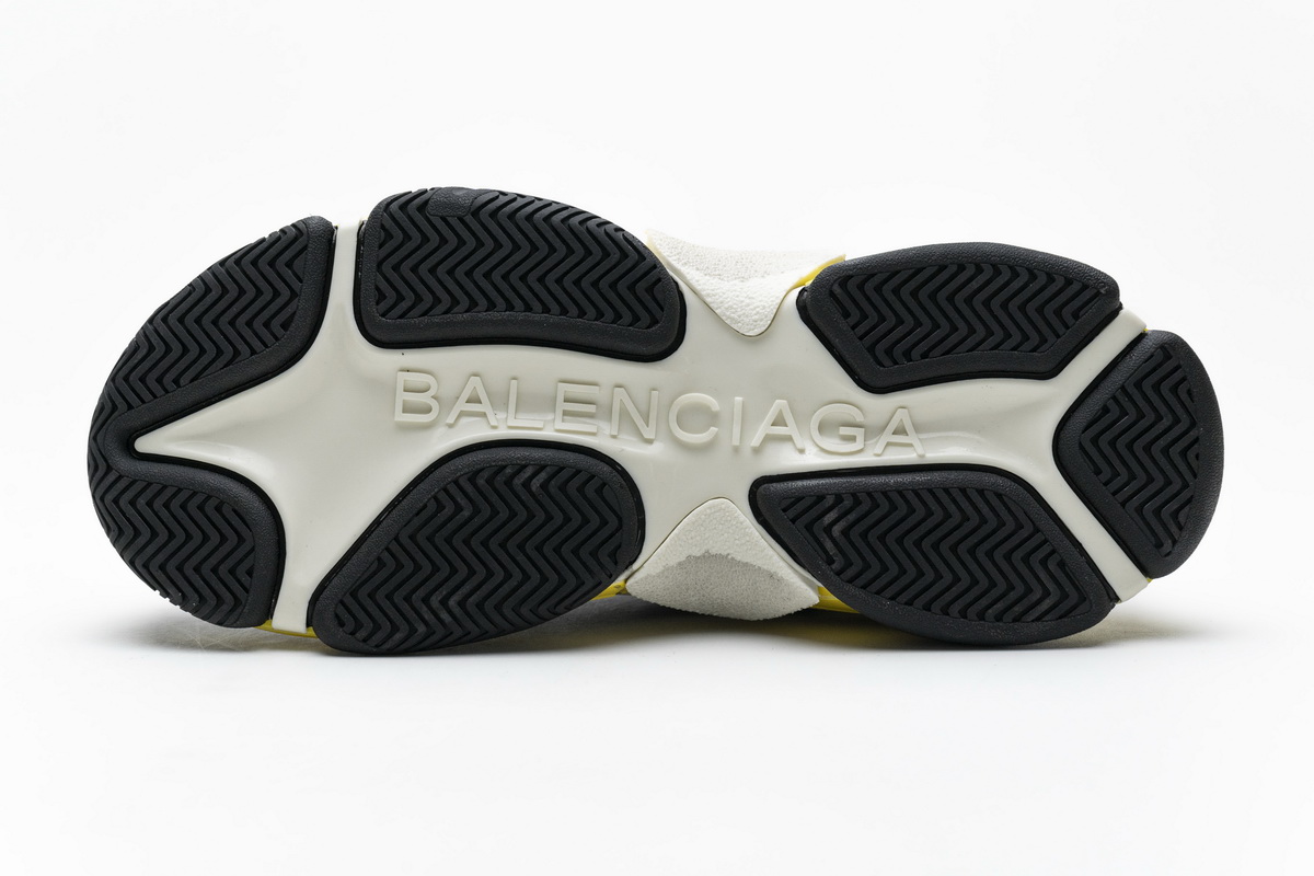 Ba***ci*ga Triple S Black Yellow  483513 W06E1 1078