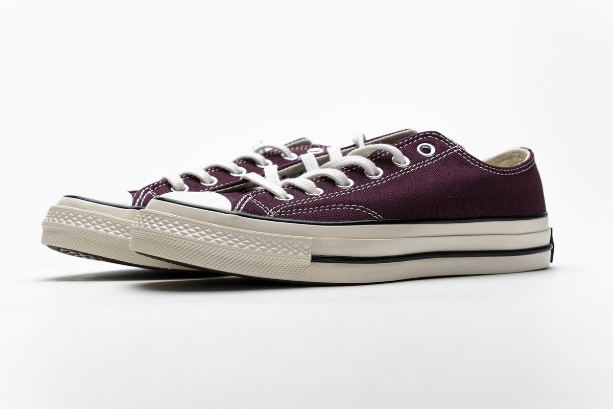 Converse Chuck 70 OX Dark Burgundy Black Egret  162059C