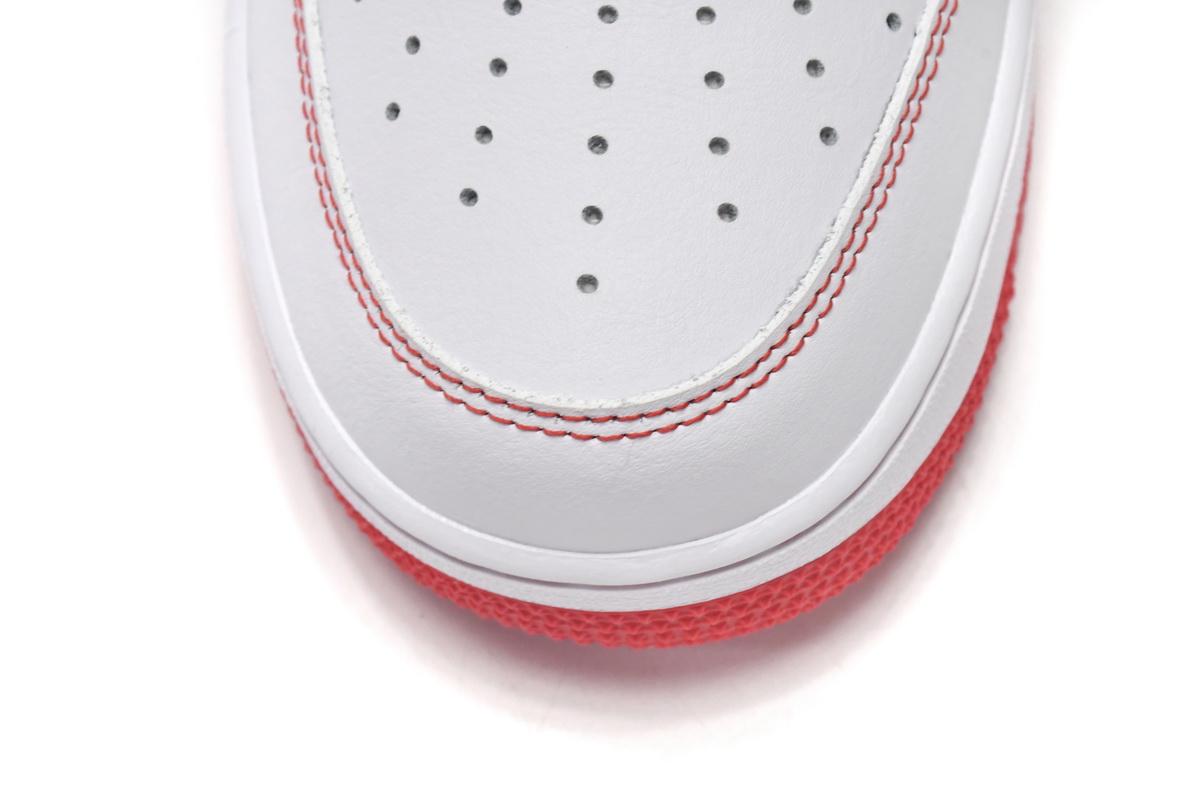 Nike Air Force 1 Low Contrast Stitch Red   CV1724-100