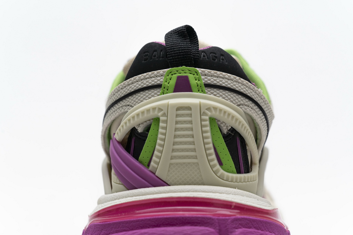 Ba***ci*ga Track 2 Sneaker White Green Pink   568615 W2GN3 9199