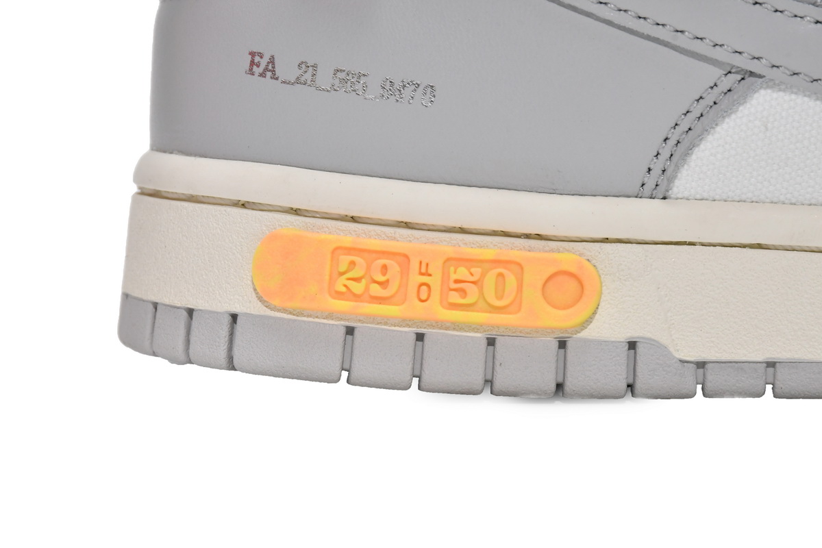 OFF WHITE x Nike Dunk SB Low The 50 NO.29  DM1602-103