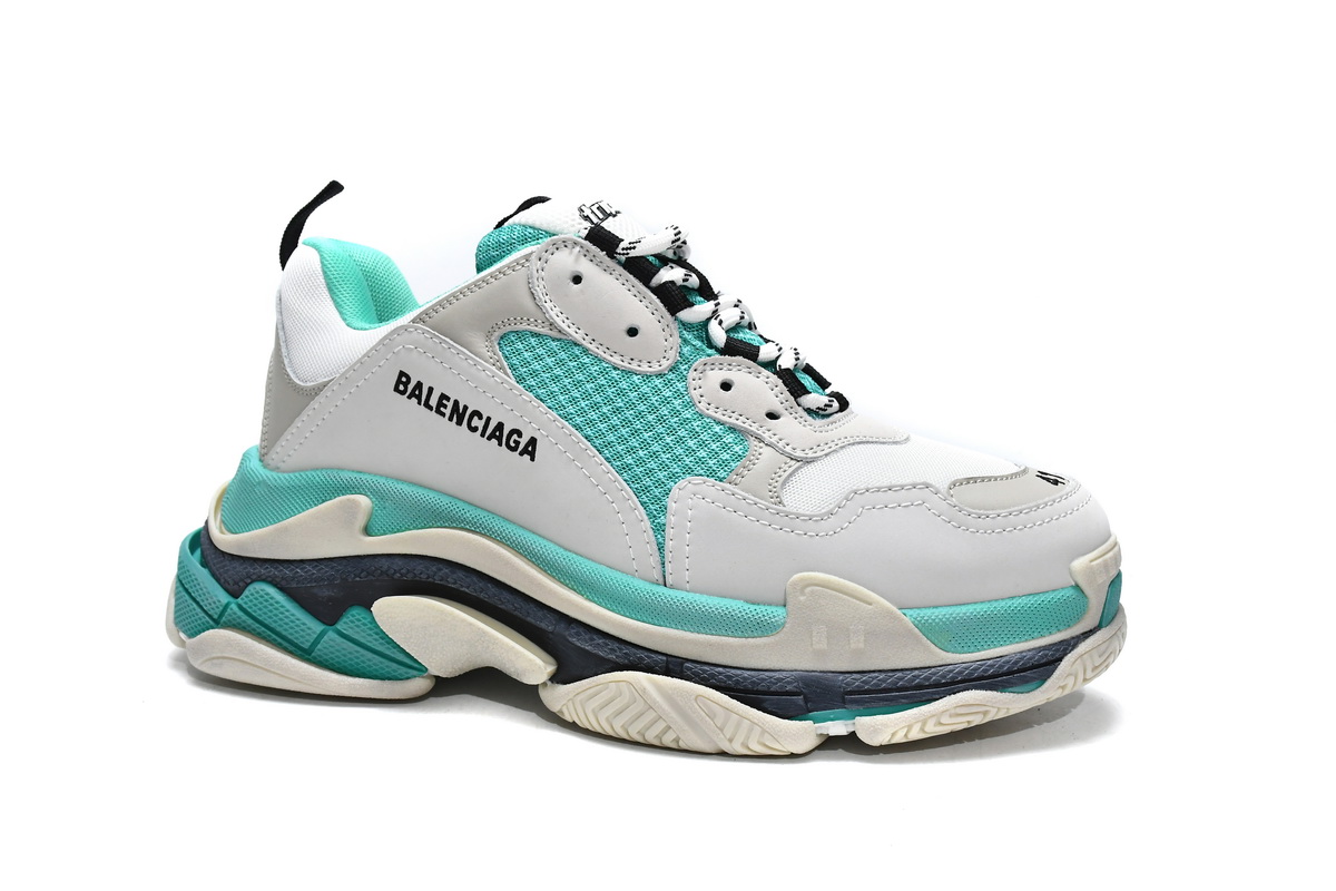 Ba***ci*ga Triple S Mint Green   524039 W09E1 9878