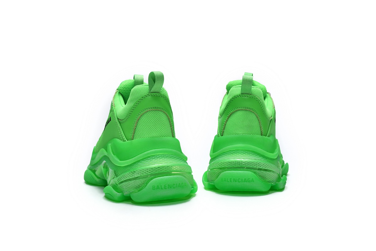 Ba***ci*ga Triple S Fluorescent Green  541624 W09OL 3801