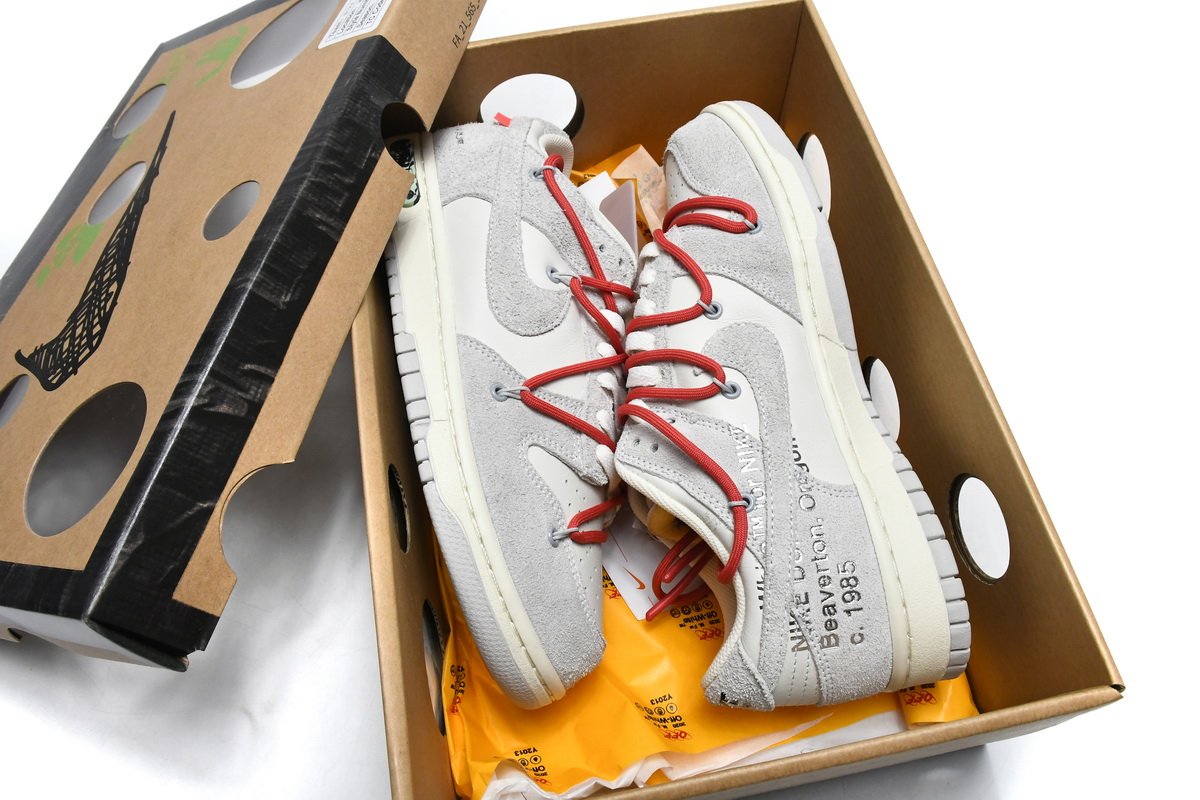 M Batch   OFF WHITE x Nike Dunk SB Low The 50 NO.33   DJ0950-118