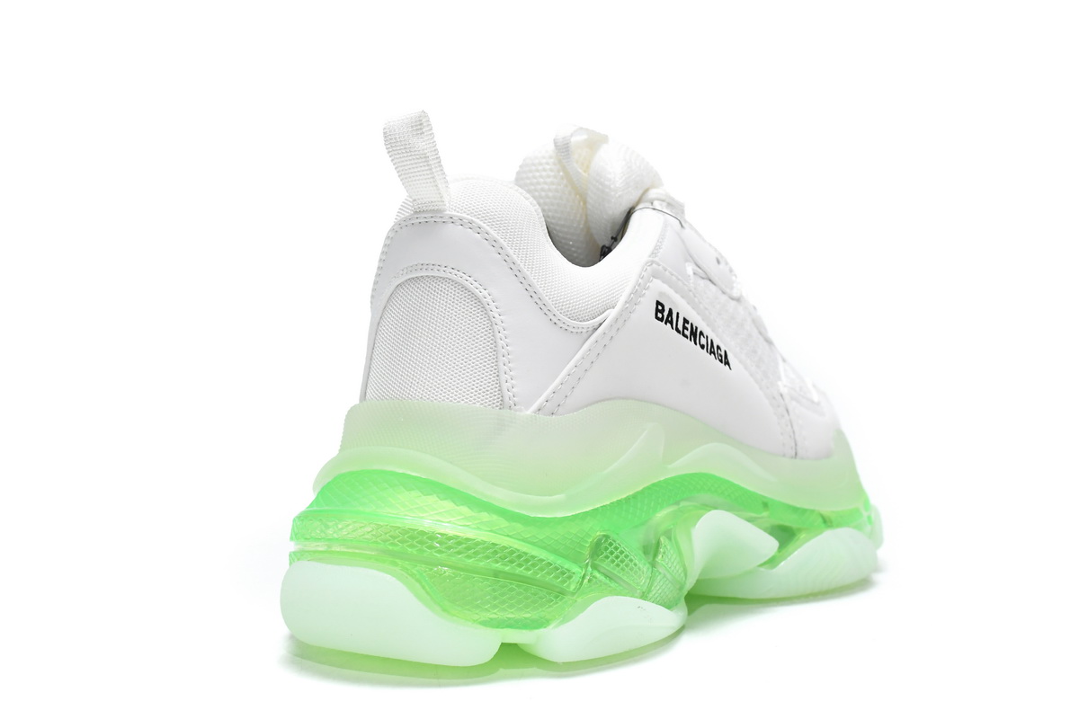 Ba***ci*ga Triple S White Green   544351 W09O1 9001