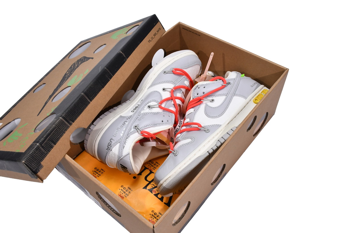 OFF WHITE x Nike Dunk SB Low The 50 NO.6  DM1602-110