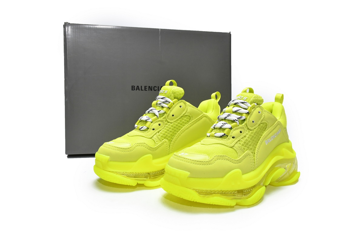 Ba***ci*ga Triple S Lemon   541624 W2FF2 7390