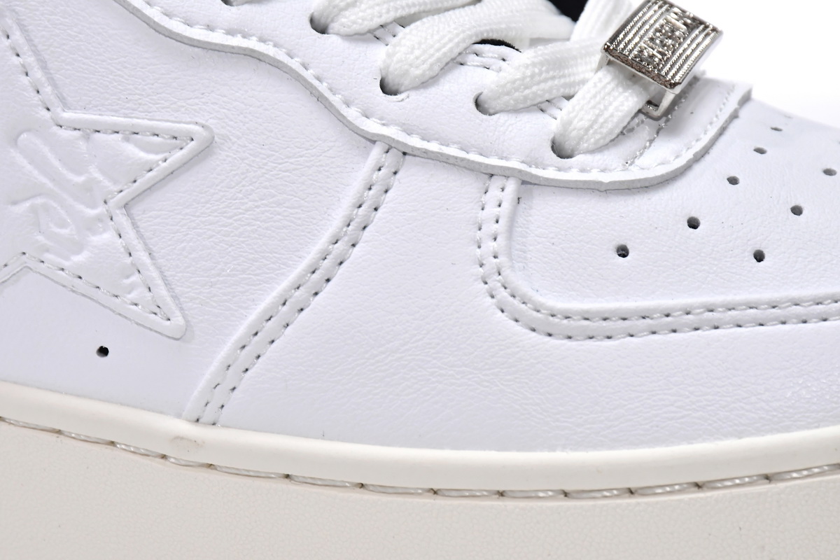 A Bathing Ape Bape Sta Low White Black  1H70-191-022