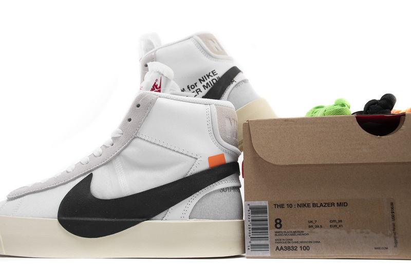OFF WHITE X Nike Blazer Mid Grim Reaper AA3832-100