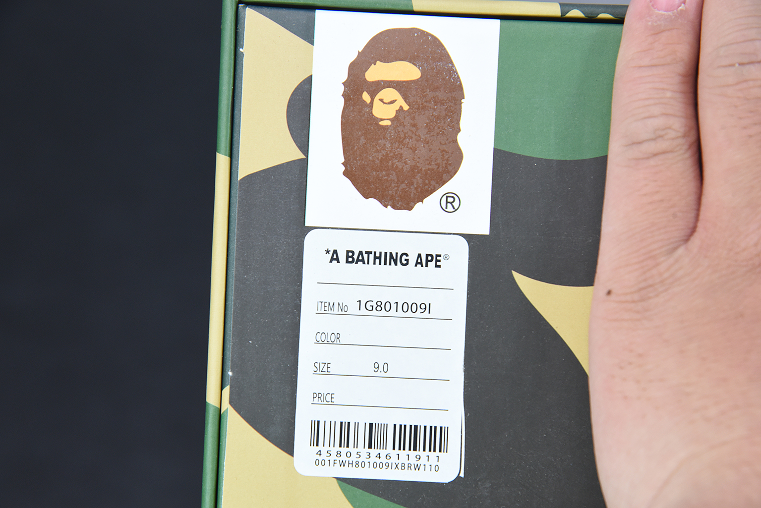 A Bathing Ape Bape SK8 Sta Triple White 1G801009I
