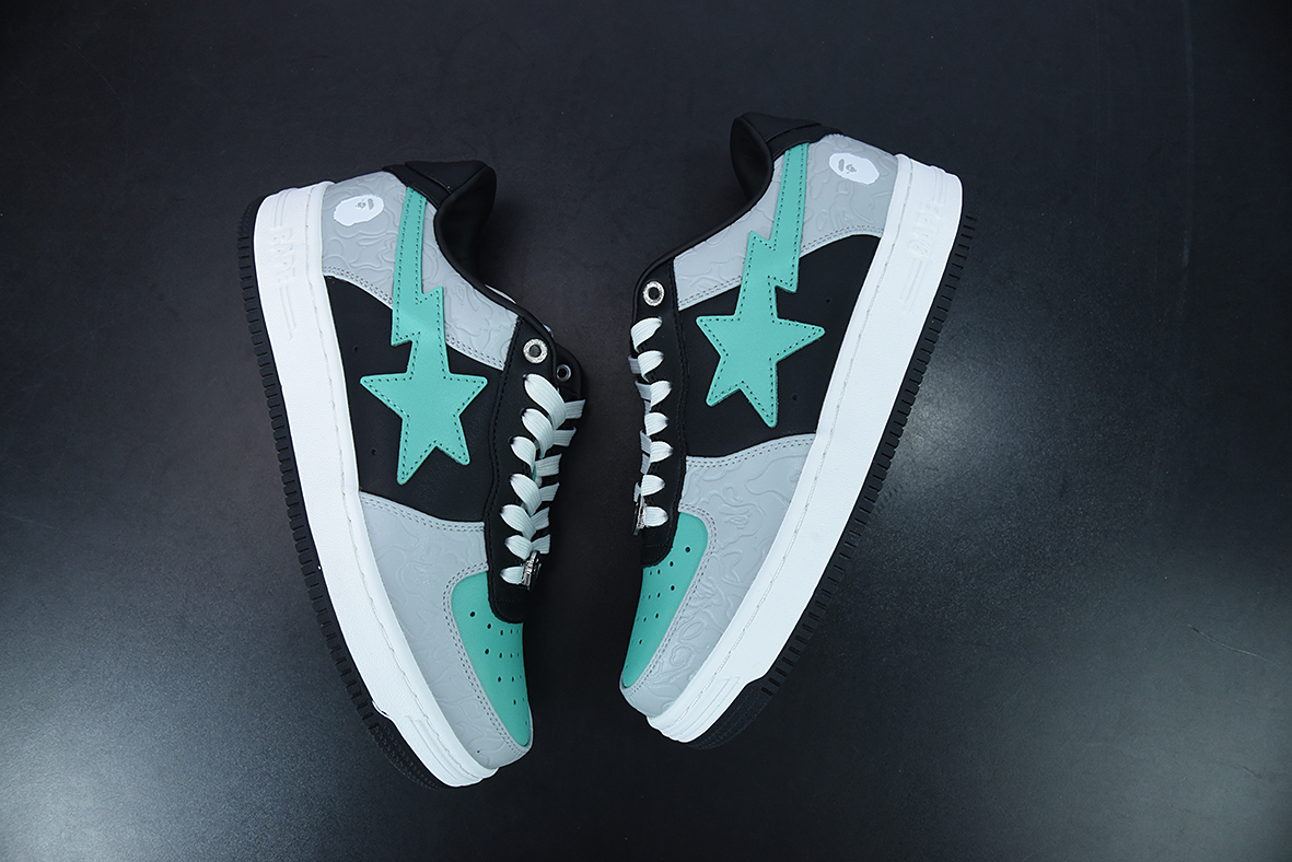 A Bathing Ape Bape Sta Low Grey Green 1H70191002