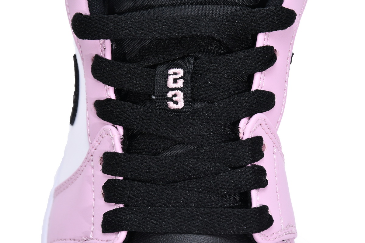 Air Jordan 1 Retro Low(GS)White Pink  554723-601