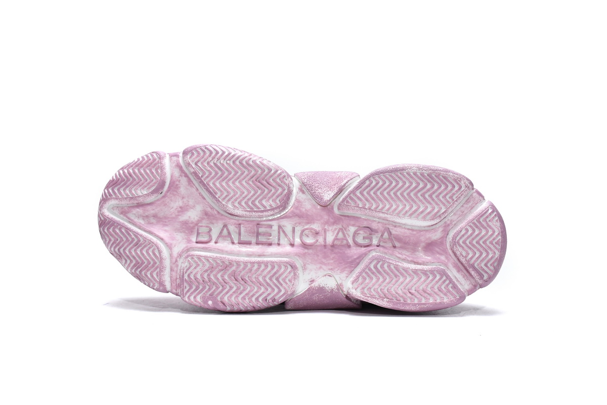 Ba***ci*ga Triple S Pink  524039 W3CN3 5000