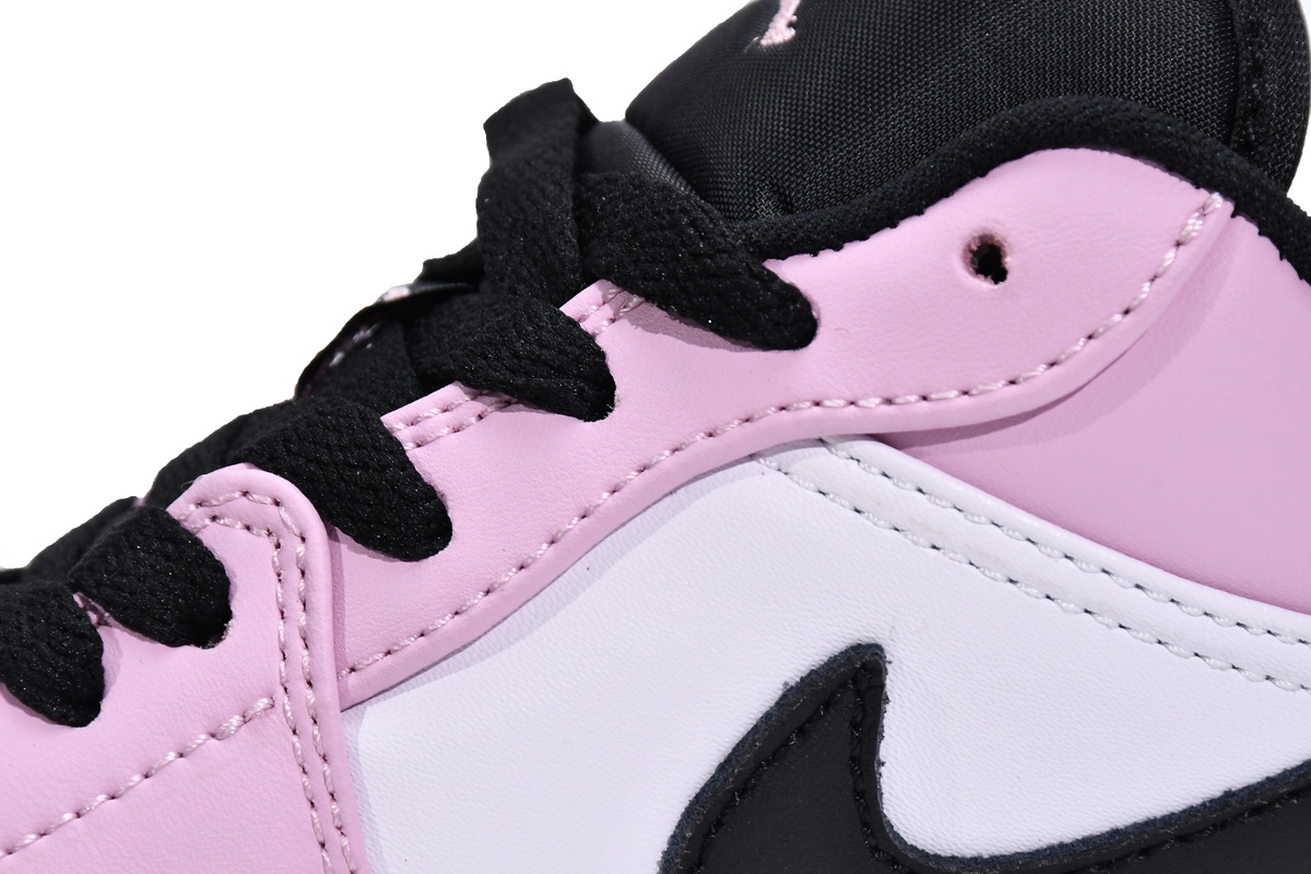 Air Jordan 1 Retro Low(GS)White Pink  554723-601