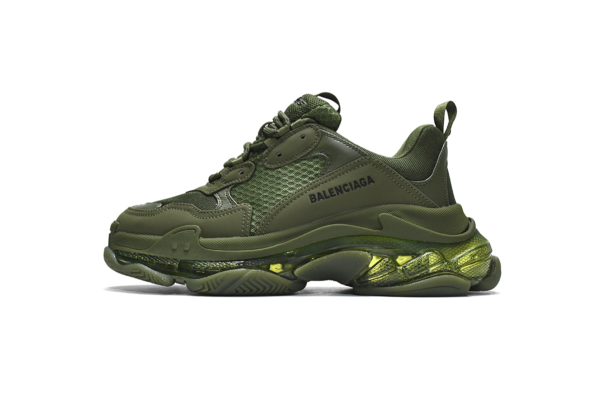 Ba***ci*ga Triple S Pitch Green  541624 W2GA1 2325