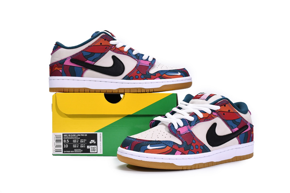 Parra x Nike SB Dunk Low Pro QS Abstract Art  DH7695-600