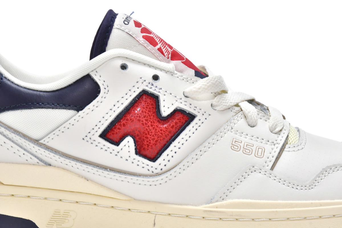 Aimé Leon Dore x N*w B*lance 550 White Red Navy BB550A3