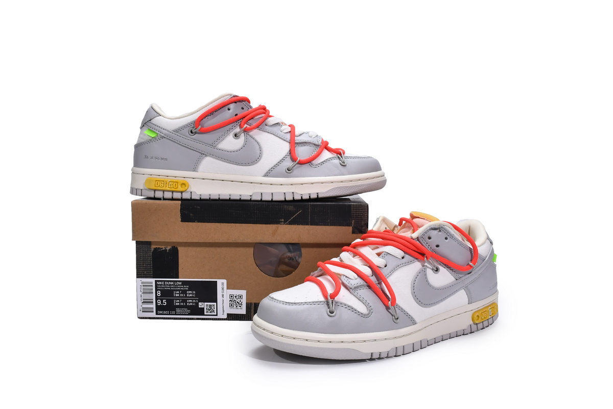 OFF WHITE x Nike Dunk SB Low The 50 NO.6  DM1602-110