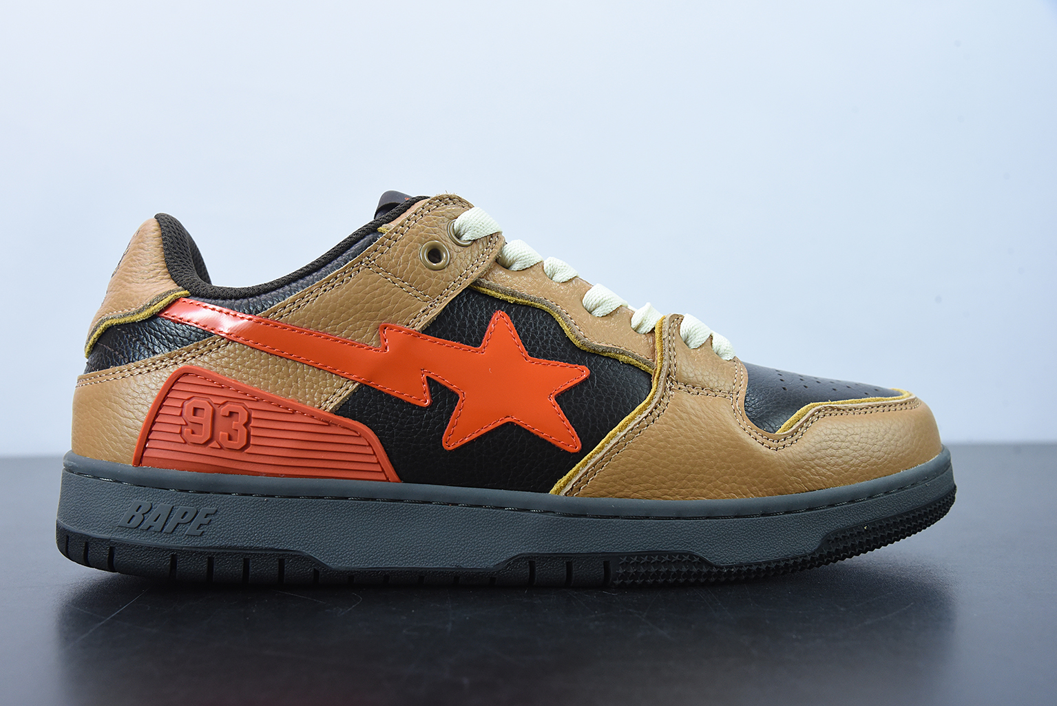 A Bathing Ape Bape SK8 Sta Brown Orange 1G70191034