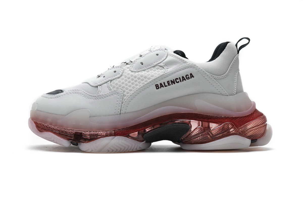 Ba***ci*ga Triple S Milk White Black   0625 W09O1