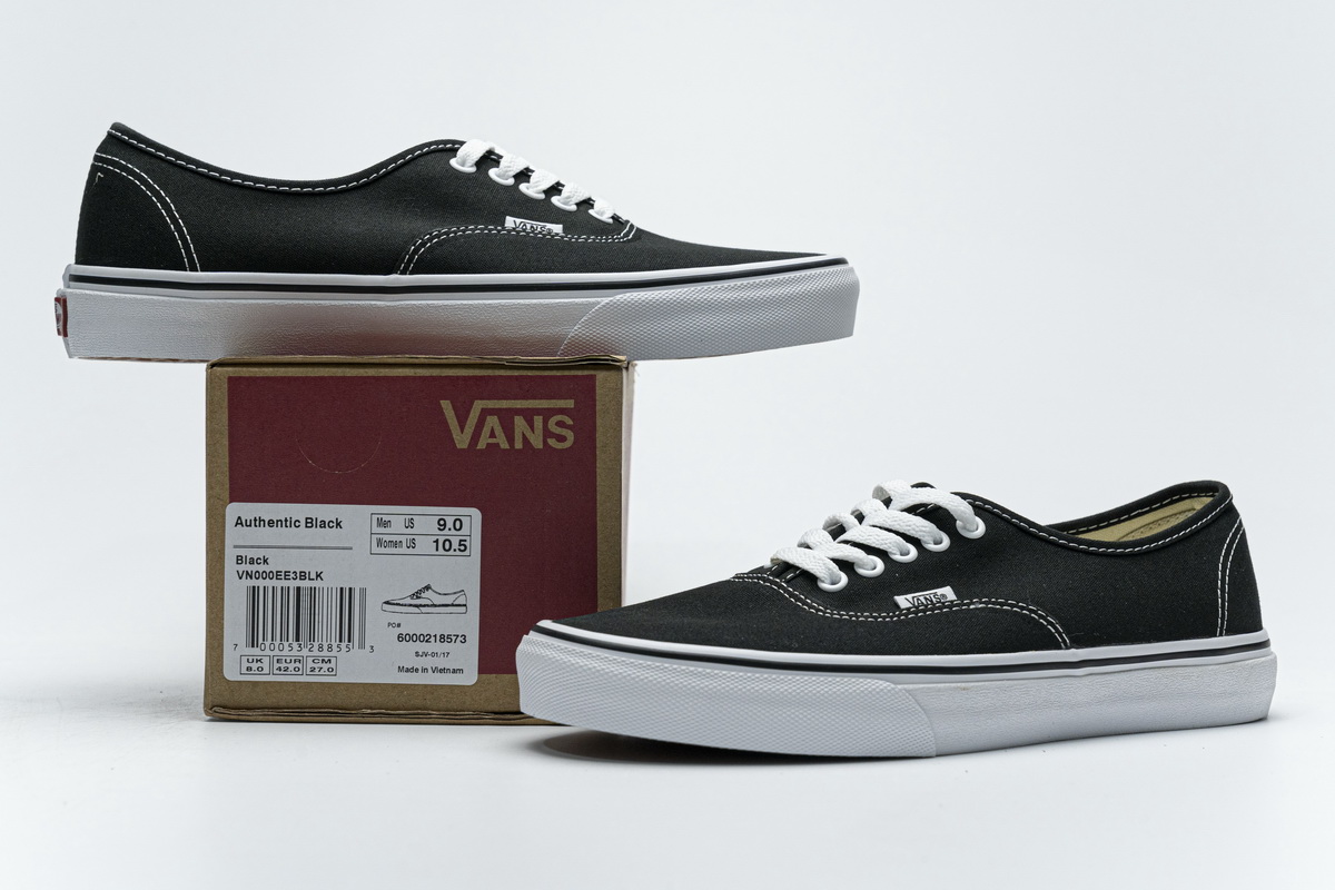 VANS Authentic Black    VN000EE3BLK
