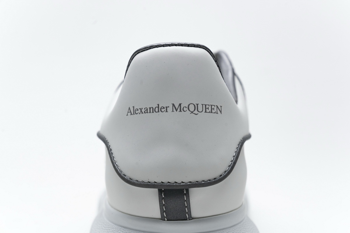Alexander McQueen Sneaker White Grey  553770 9076