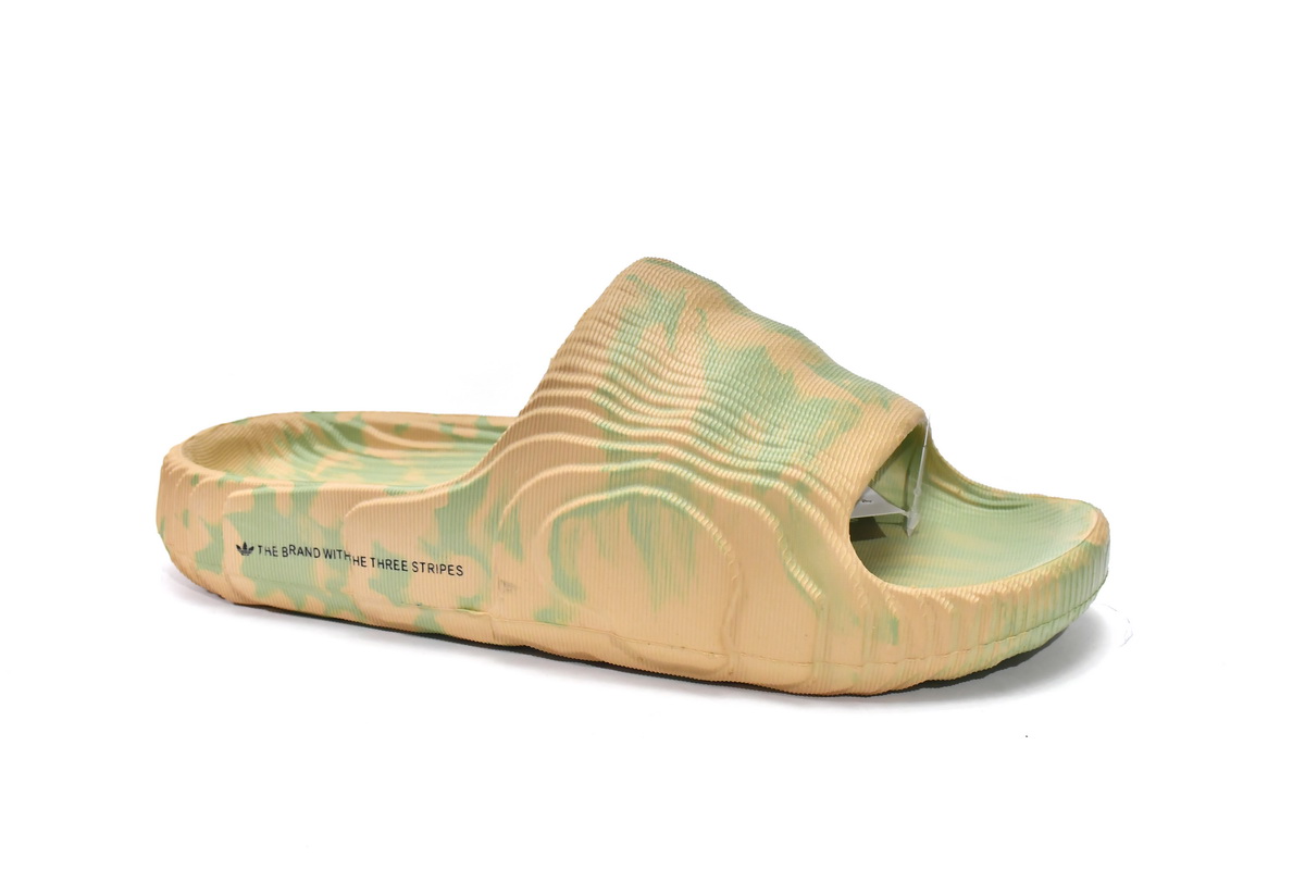 adidas originals Adilette 22 Slides Magic Lime Desert Sand  GY1597