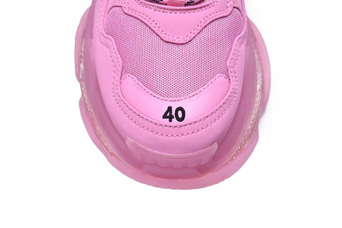 Ba***ci*ga Triple S Pink Red  544351 W2GA1 5760