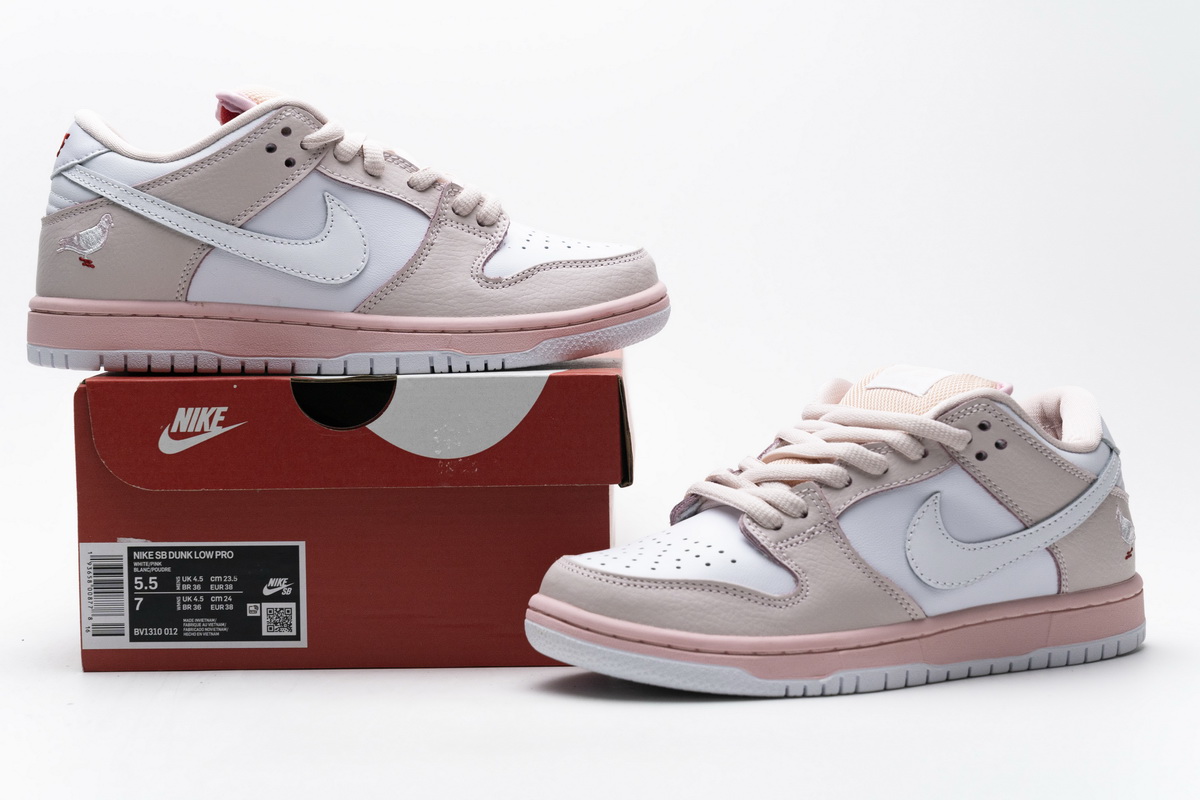 Womens Nike SB Dunk Low PRO OG QS  Pink Pigeon   BV1310-012