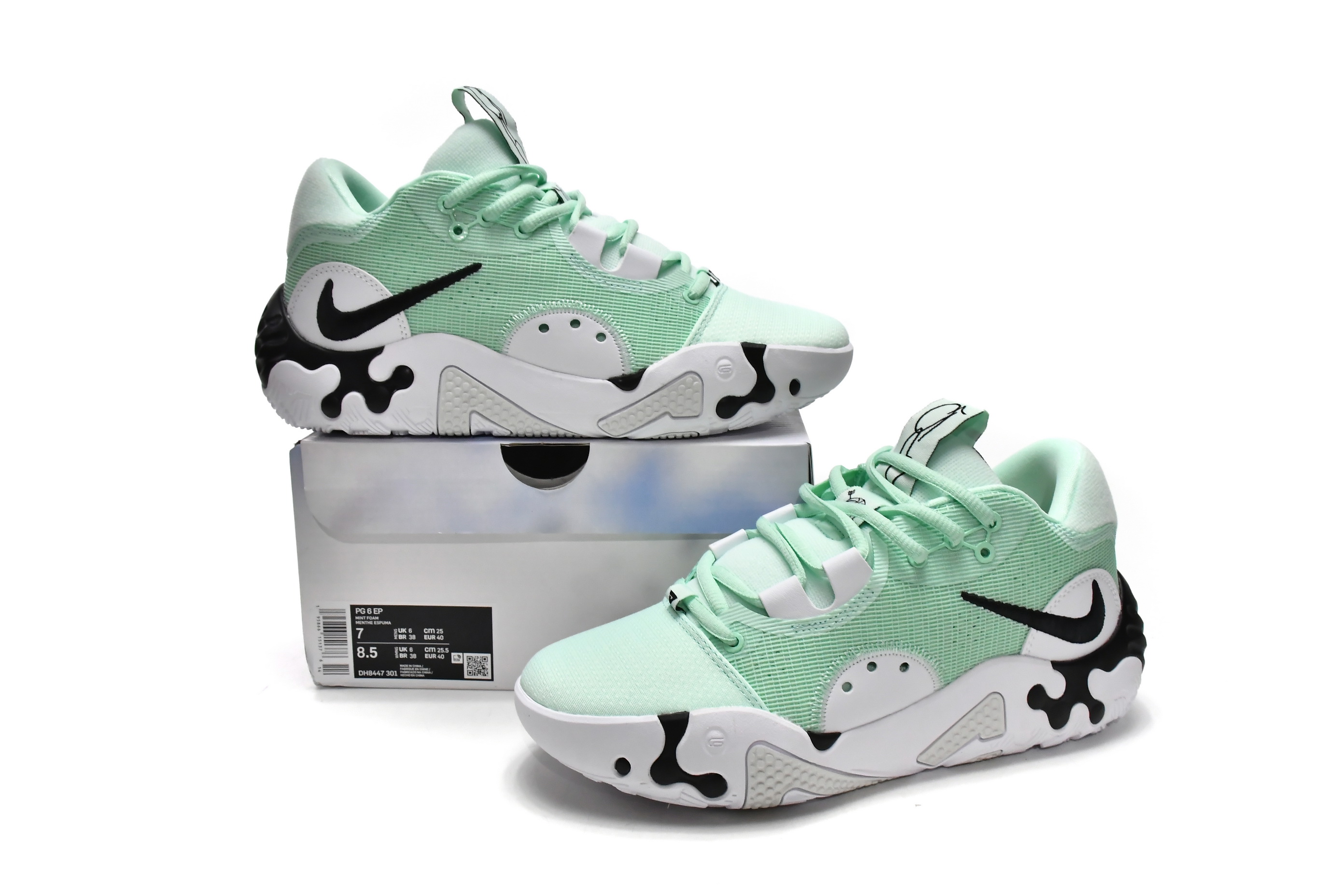Nike PG 6 EP Black Mint Green  DH8447-301