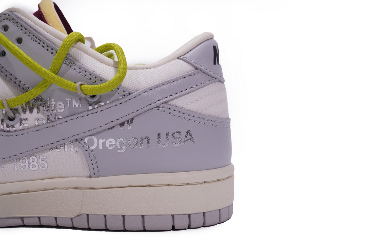 OFF WHITE x Nike Dunk SB Low The 50 NO.8   DM1602-106