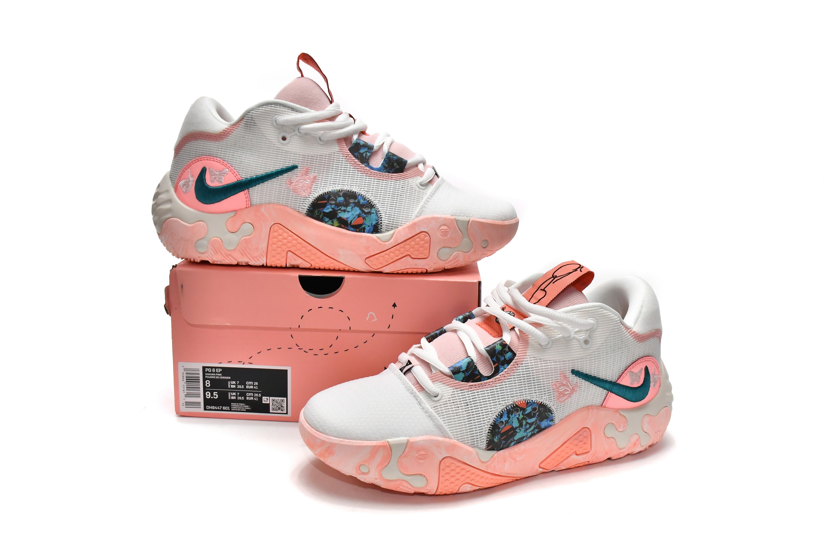 Nike PG 6 EP White Pink   DH8447-601