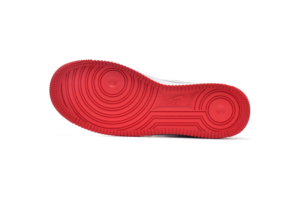 Nike Air Force 1 Low Contrast Stitch Red   CV1724-100