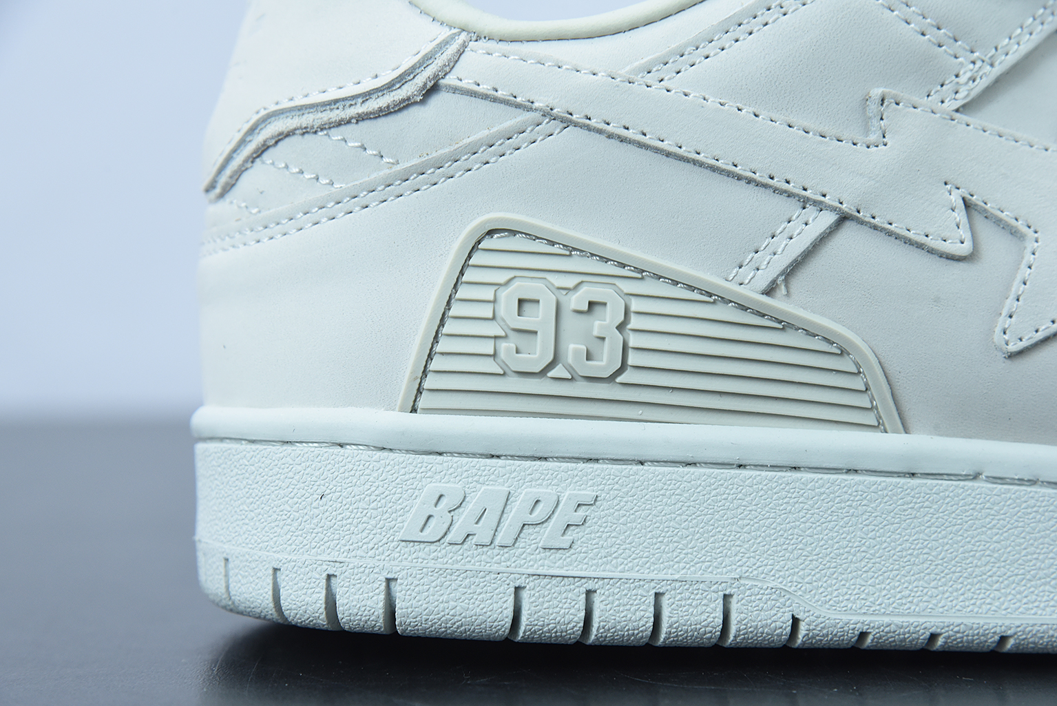 A Bathing Ape Bape SK8 Sta Triple White 1G801009I