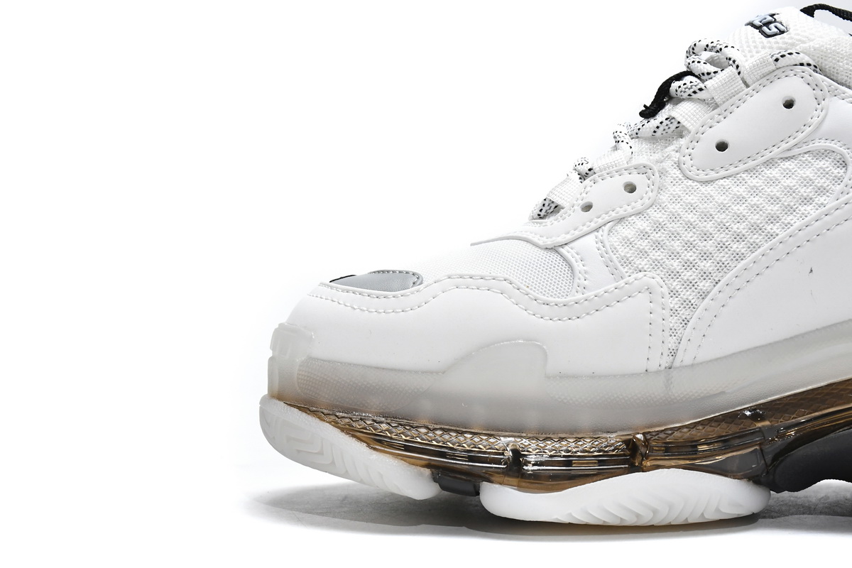 Ba***ci*ga Triple S White Black   541624 W2GS1 9012