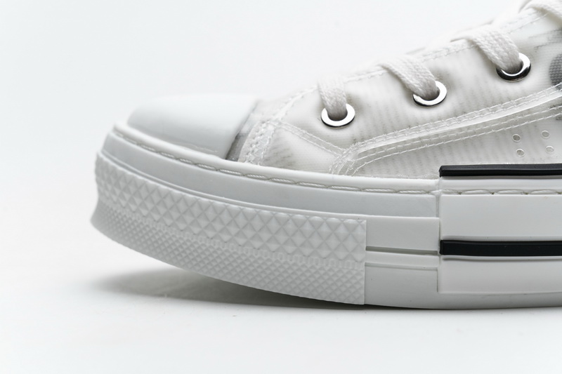 Dior B23 Oblique Transparency High H565 White Black