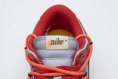OFF White X Nike Dunk Low University Red  CT0856-600